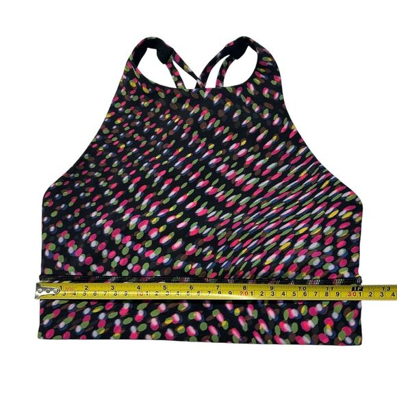 Lululemon Women’s 6 High Rise Energy‎ Bra SeaWheeze Special Edition Pink Green - Picture 8 of 8